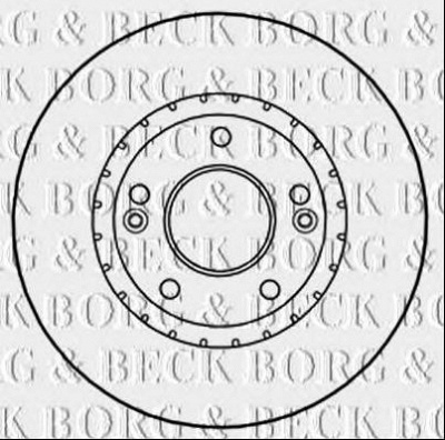 BORG & BECK bbd5278 -  Диск тормозной вентилируемый